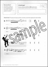 1st sample page from ABRSM Discovering Music Theory Grade 3 Workbook