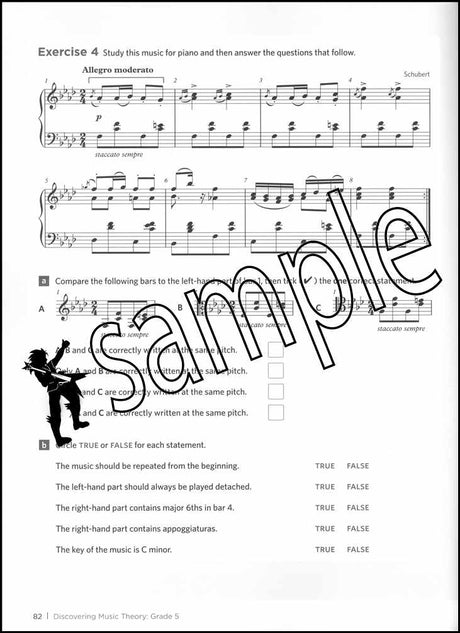 3rd sample page from ABRSM Discovering Music Theory Grade 5 Workbook