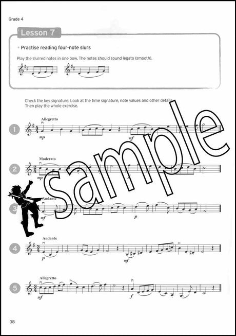 2nd sample page from Trinity College London Violin Sight Reading Grade 3-5