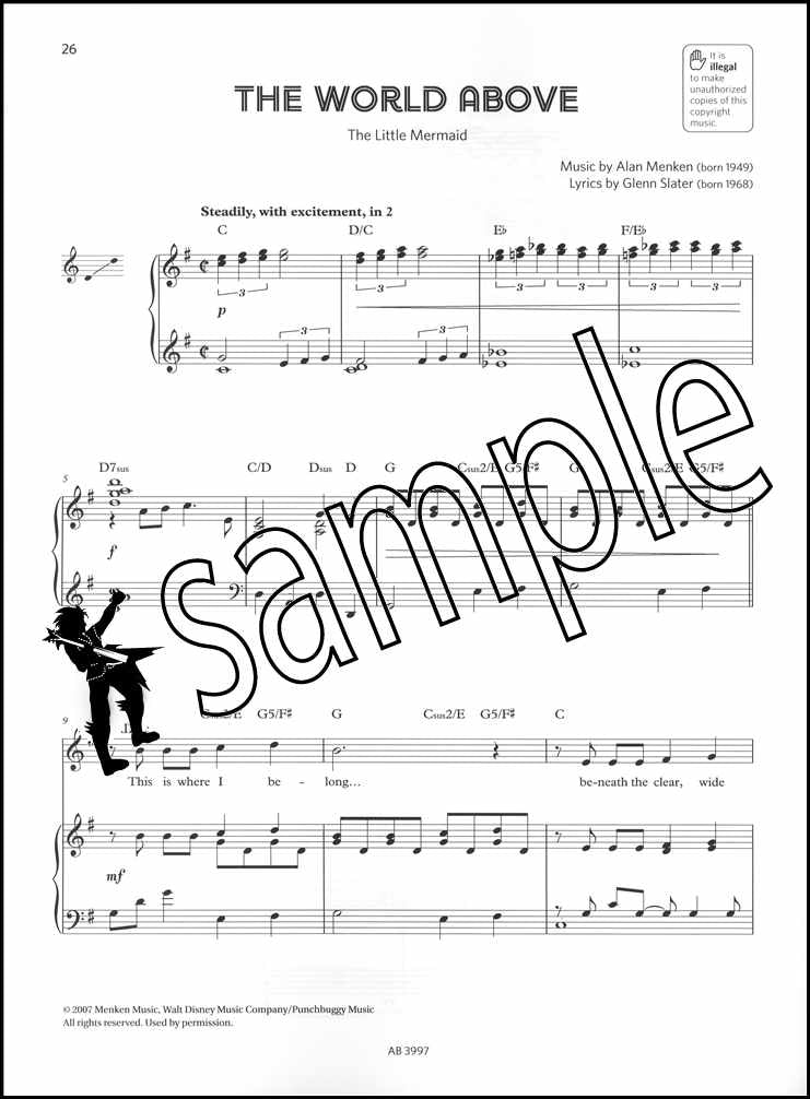 2nd sample page from The ABRSM Singing for Musical Theatre Songbook Grade 4