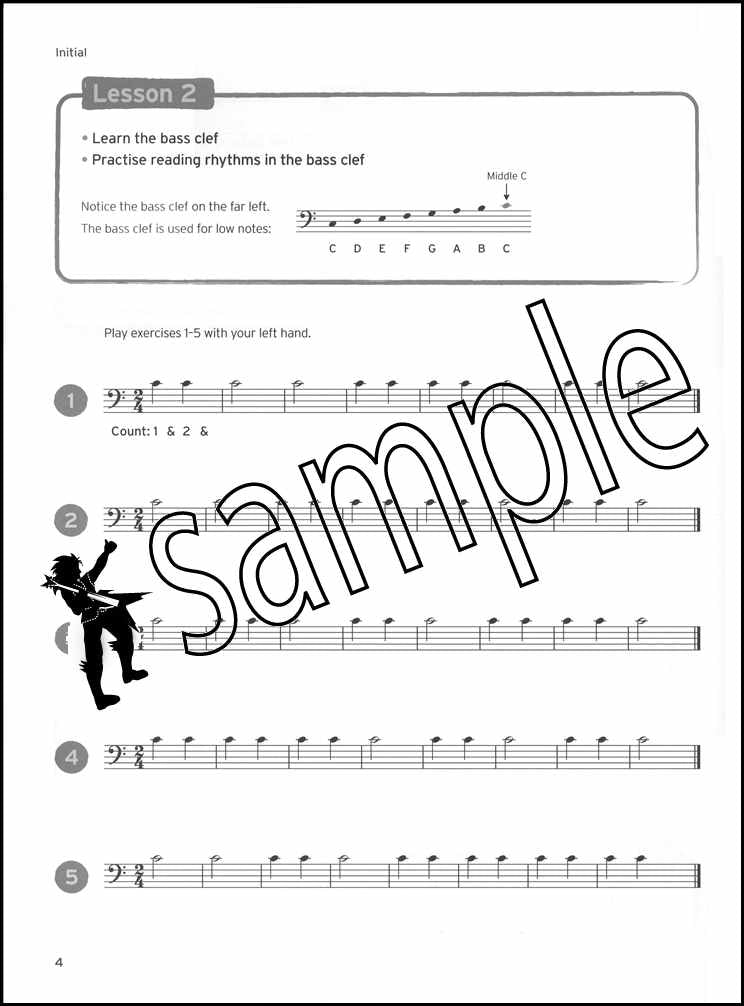 1st sample page from Trinity College London Sight Reading Piano Initial-Grade 2