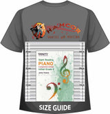 front cover of Trinity College London Sight Reading Piano Initial-Grade 2 on a size guide