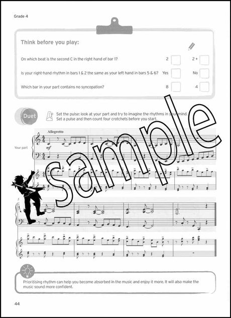 2nd sample page from Trinity College London Sight Reading Piano Grades 3-5