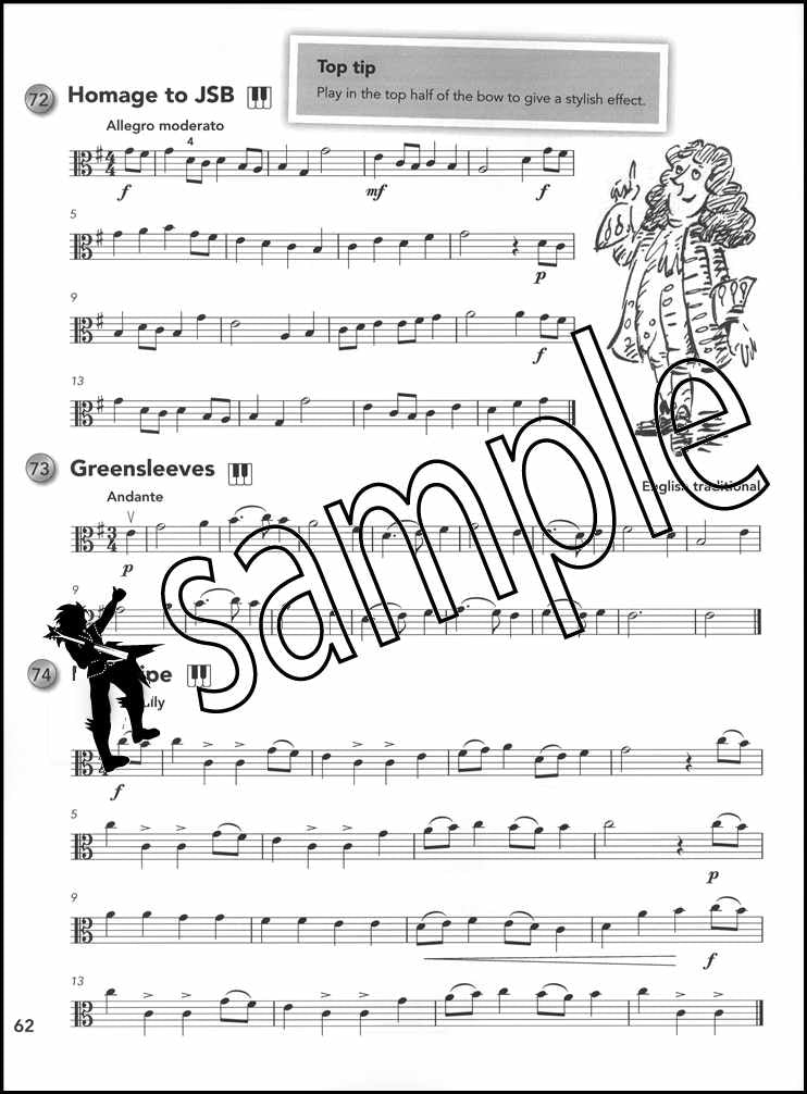 3rd sample page from Viola Basics