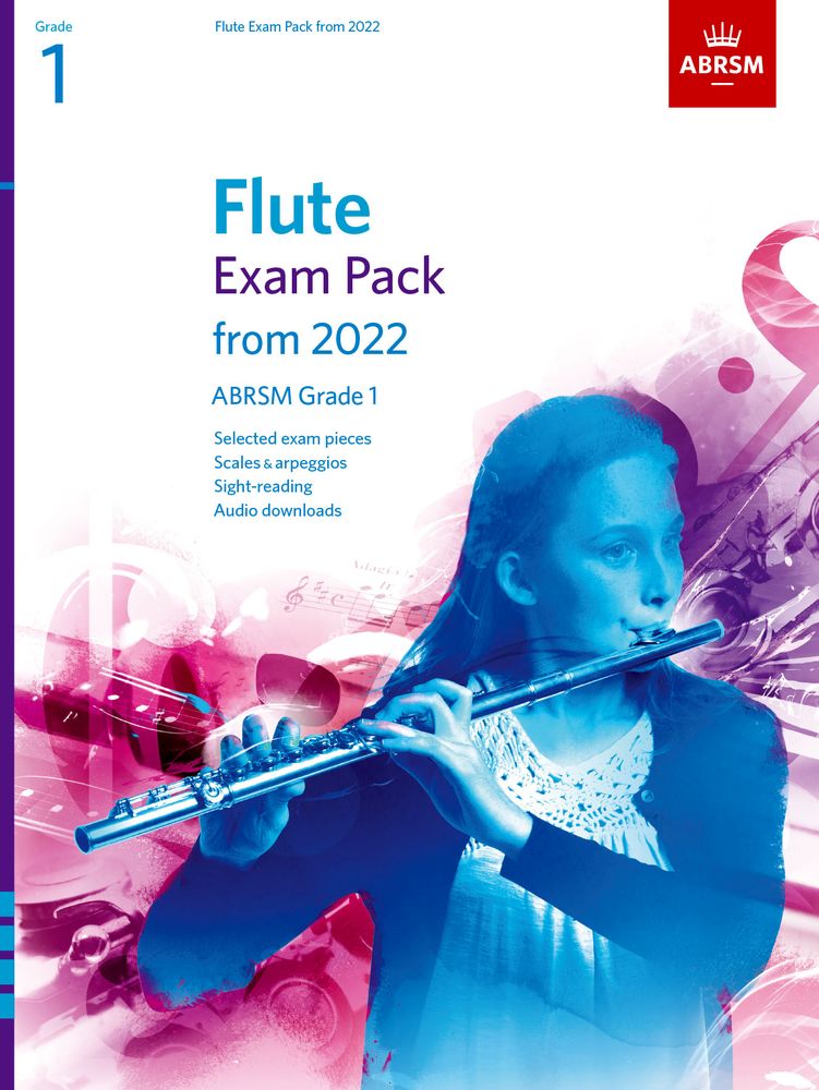 front cover of ABRSM Flute Exam Pack Grade 1 from 2022