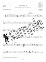 1st sample page from ABRSM Flute Exam Pack Grade 2 from 2022