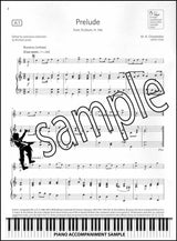 piano accompaniment sample page from ABRSM Flute Exam Pieces Grade 3 from 2022