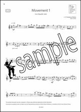 3rd sample page from ABRSM Flute Exam Pieces Grade 6 from 2022