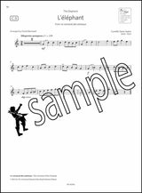 2nd sample page from ABRSM Saxophone Exam Pack Grade 1 from 2022