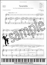 piano accompaniment sample page from ABRSM Saxophone Exam Pack Grade 5 from 2022