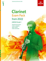 front cover of ABRSM Clarinet Exam Pack Grade 1 from 2022