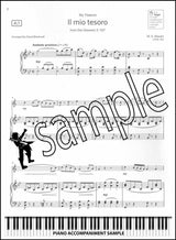 piano accompaniment sample page from ABRSM Clarinet Exam Pack Grade 3 from 2022