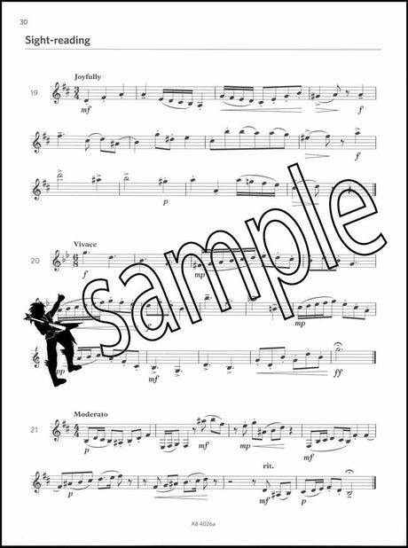 3rd sample page from ABRSM Clarinet Exam Pack Grade 5 from 2022