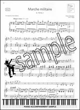 piano accompaniment sample page from ABRSM Clarinet Exam Pieces Grade 5 from 2022