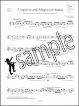 1st sample page from ABRSM Clarinet Exam Pieces Grade 7 from 2022