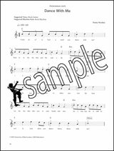 2nd sample page from The London College of Music Electronic Keyboard Handbook Grade 1