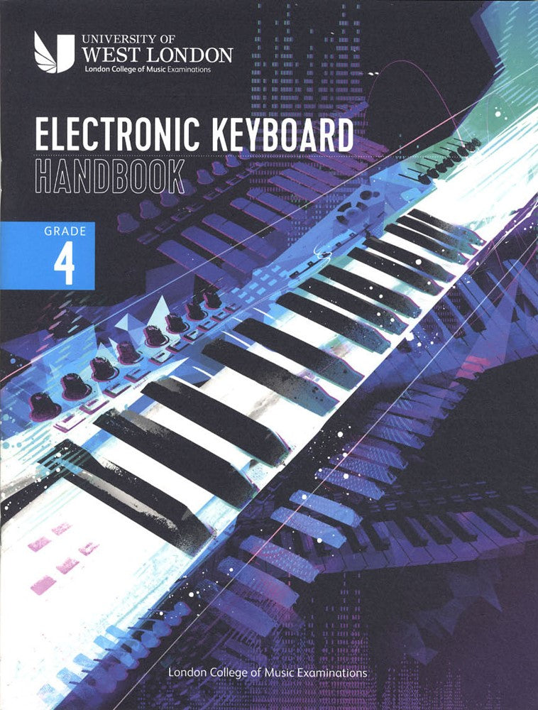 front cover of The London College of Music Electronic Keyboard Handbook Grade 4