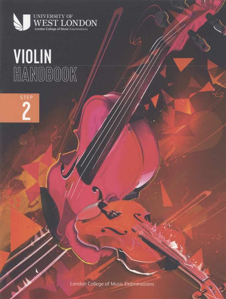 front cover of London College of Music Violin Handbook Step 2 from 2021