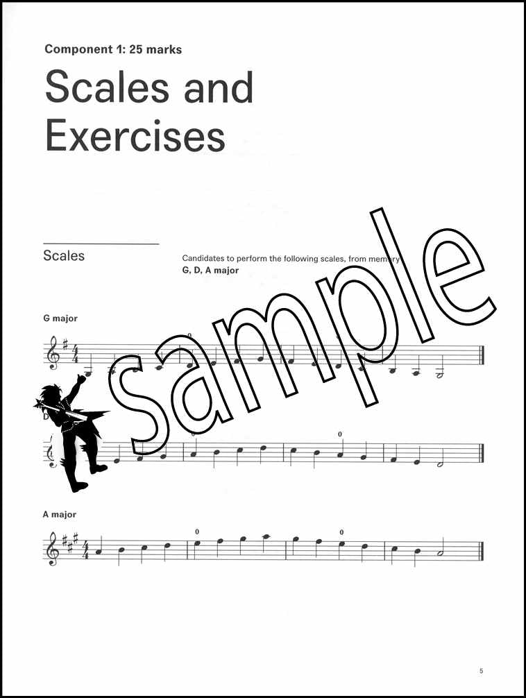 1st sample page from London College of Music Violin Handbook Step 2 from 2021