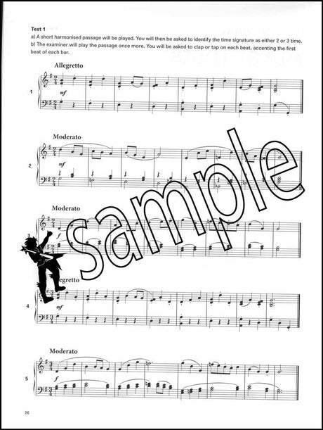 3rd sample page from London College of Music Violin Handbook Grade 1 from 2021