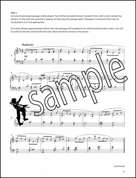 3rd sample page from London College of Music Violin Handbook Grade 5 from 2021