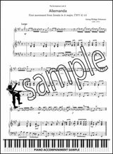 piano accompaniment sample page from London College of Music Violin Handbook Grade 5 from 2021