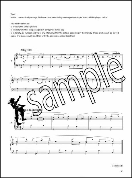 3rd sample page from London College of Music Violin Handbook Grade 6 from 2021