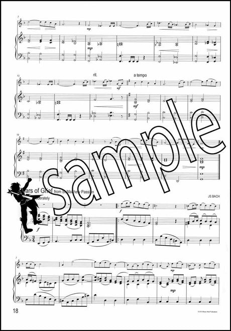 2nd sample page from Easy Winners Piano Accompaniment for Oboe