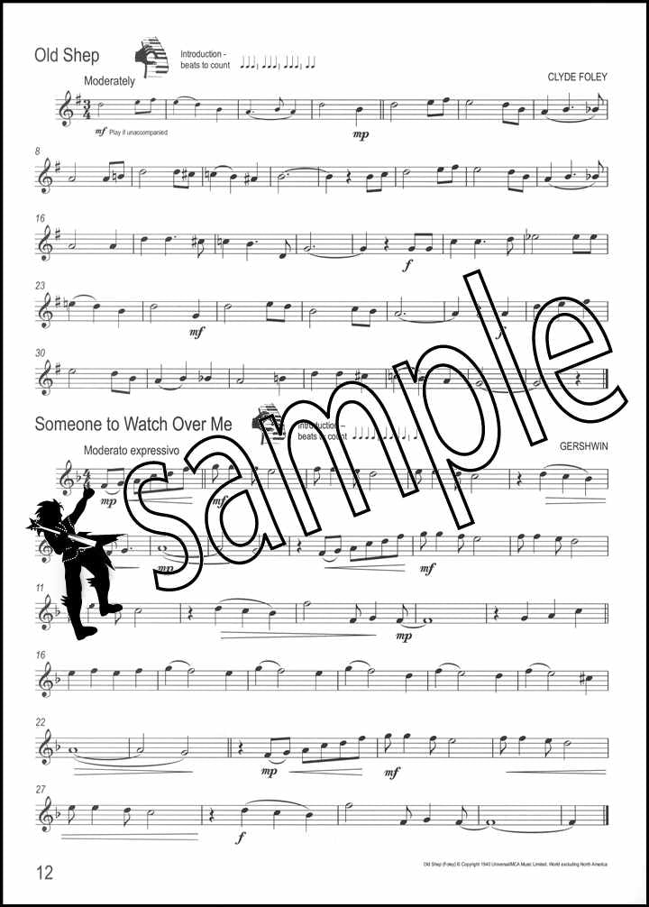 2nd sample page from Easy Winners for Oboe Book Only