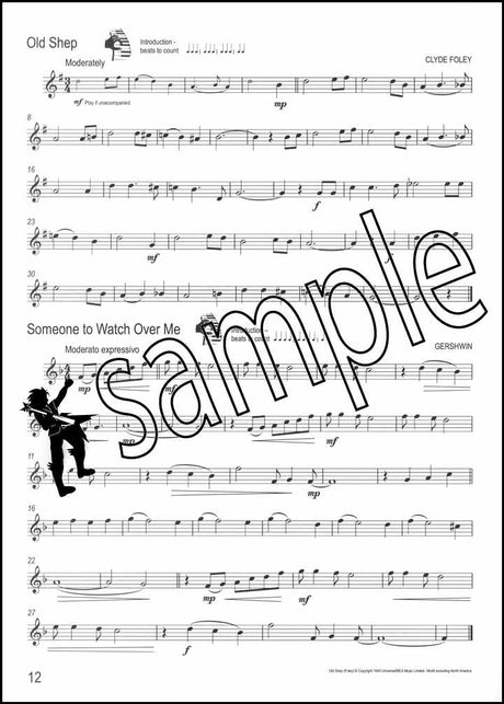 2nd sample page from Easy Winners for Oboe Book Only