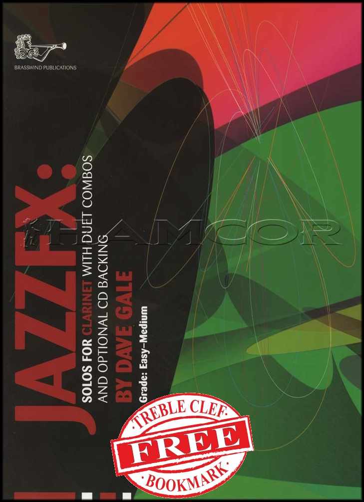 front cover of JazzFX Solos for Clarinet Book/CD by Dave Gale