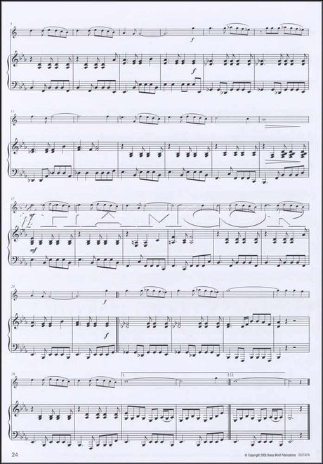 back cover of Easy Winners Piano Accompaniment for Alto Saxophone