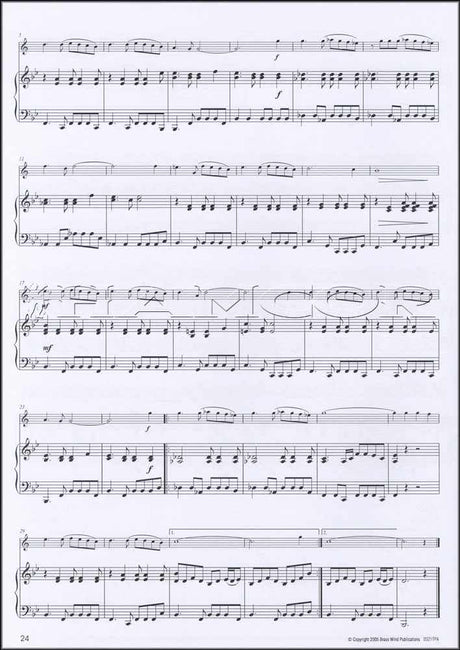 back cover of Easy Winners Piano Accompaniment for Tenor Saxophone