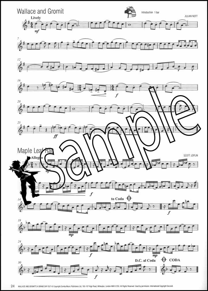 3rd sample page from Easy Winners for Saxophone