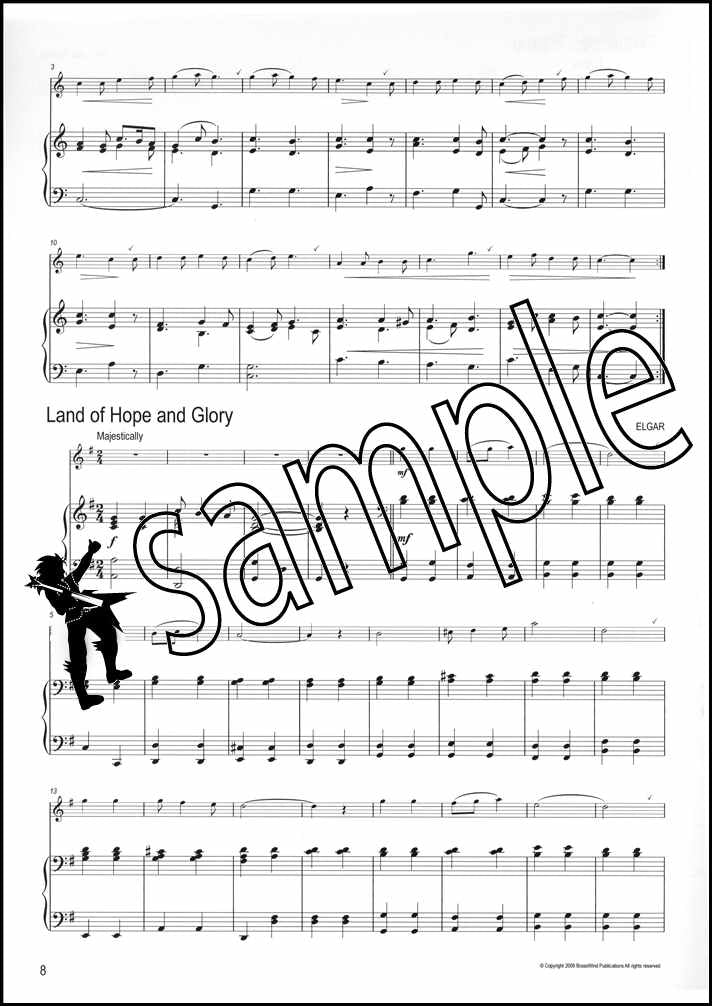 2nd sample page from Winners Galore Piano Accompaniment for Treble Recorder