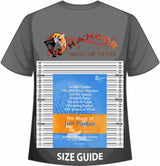 front cover of The Music of Jim Parker for Treble Recorder on a size guide
