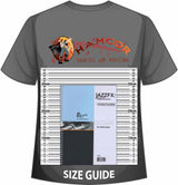 front cover of JazzFX Solos for Treble Recorder Book/CD by Dave Gale on a size guide