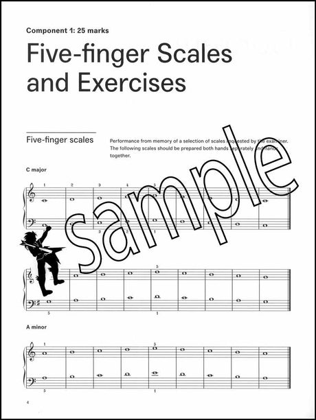 1st sample page from London College of Music Piano Handbook Step 1 from 2021