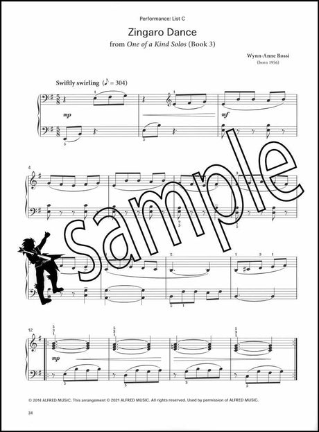 3rd sample page from London College of Music Piano Handbook Grade 2 from 2021