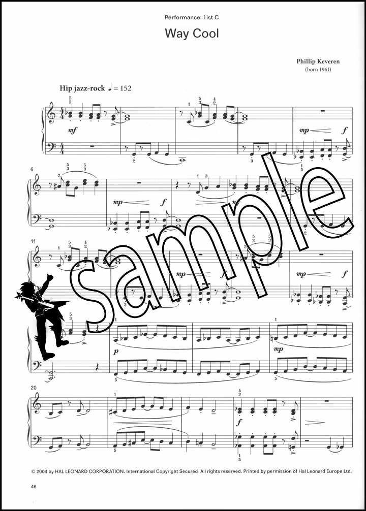 3rd sample page from London College of Music Piano Handbook Grade 4 from 2021