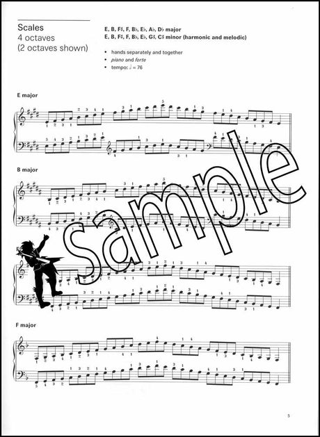 1st sample page from London College of Music Piano Handbook Grade 6 from 2021