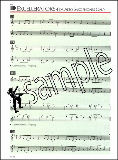 3rd sample page from Standard of Excellence Eb Alto Saxophone Book 1