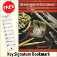 front cover of Standard of Excellence Oboe Book 1 together with free Treble Clef bookmark