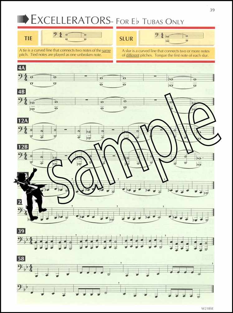 3rd sample page from Standard of Excellence Eb Tuba Book 1