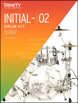 front cover of Trinity College London Drum Kit Initial-Grade 2 from 2020