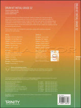 back cover of Trinity College London Drum Kit Initial-Grade 2 from 2020