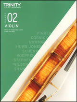 front cover of Trinity College London Violin Grade 2 (inc Piano) from 2020