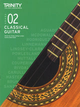 front cover of Trinity College London Classical Guitar Grade 2 from 2020