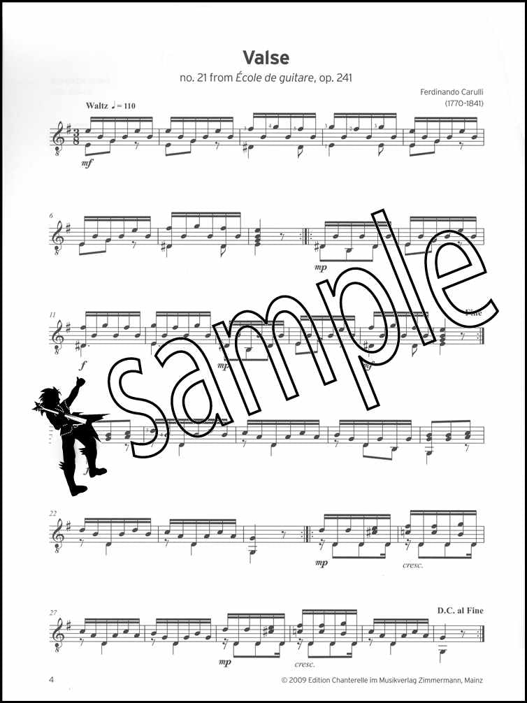 1st sample page from Trinity College London Classical Guitar Grade 3 from 2020