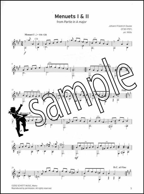 1st sample page from Trinity College London Classical Guitar Grade 4 from 2020